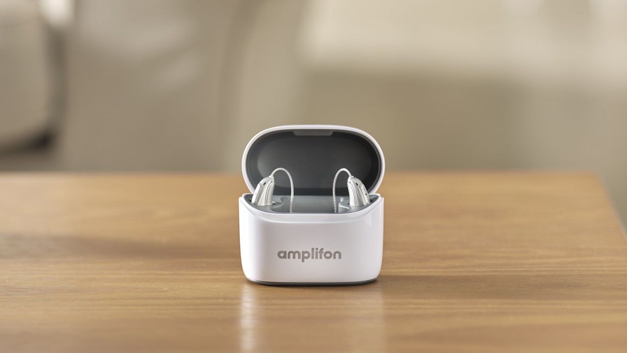 Amplifon oplaadstation